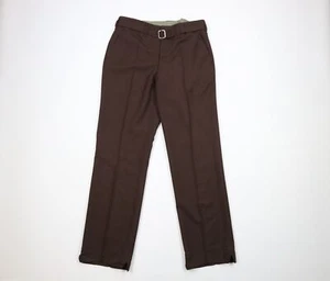 Vintage 50s 60s Streetwear Mens 32x31 Wool Belted Equestrian Riding Pants Brown - Imagen 1 de 12