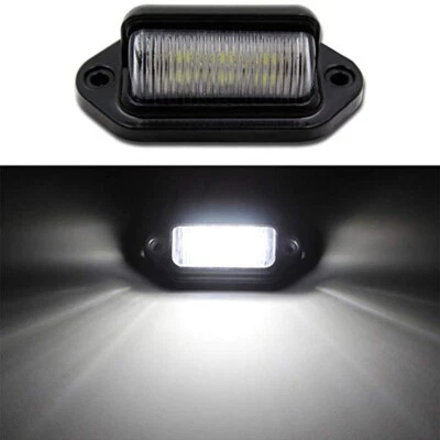 2X 12-24V White LED Number License Plate Light Bulb Kit For Car Trailers Trucks - Image 1 of 4