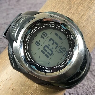 Casio Pathfinder Men PAW-1200 Sport Solar Resin Digital Watch 8 1/4" - Image 1 of 4