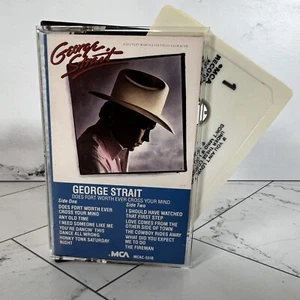 George Strait Does Fort Worth Ever Cross Your Mind Cassette 1984 Rare - Picture 1 of 3