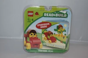 NEW LEGO Duplo Read & Build Let's Go! Vroom! NEW! Story Book Race Car Airplane - Picture 1 of 9