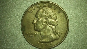 1995 Washington quarter error missing clad layer - Picture 1 of 16