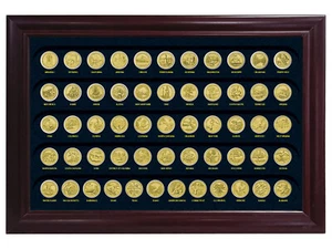 National Park Quarter Gold Layered Complete set (2010-2021) - Picture 1 of 2