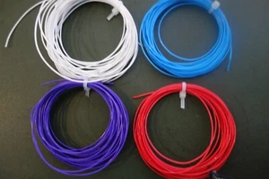 73 Ft 26 Stranded Silver Plated Copper Mil Spec 600V Teflon/ PTFE Wire - Picture 1 of 1