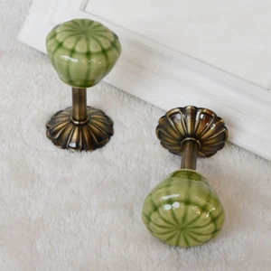 2Pcs Retro Ceramic Curtain Holdbacks Drapery Tieback Hooks for Home Decor Multi - Picture 1 of 9