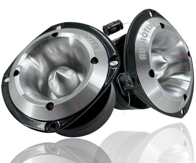 2XN Audiotek ATW420S 1200W 3.5" Titanio Bullet Car Audio Super Tweeter (2) Foto 1 de 4