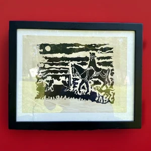 Xylographie "El Tropero" von Luis Mazzey (1895-1983) Uruguay signiert nummeriert - Bild 1 von 20