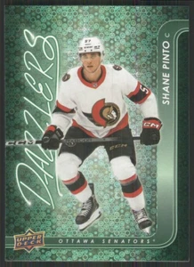 2024-25 Upper Deck Dazzlers Green #DZ-25 Shane Pinto Ottawa Senators TW535 - Picture 1 of 2