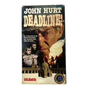 John Hurt Deadline VHS 1984 Action Drama City Lights Video Pre-Owned Blockbuster - Picture 1 of 10