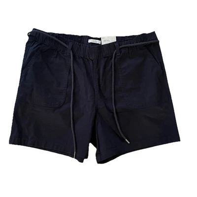 Pantalones cortos para mujer Croft & Barrow XL mezcla de lino azul marino Foto 1 de 4