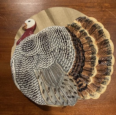 WARREN KIMBLE PLATO DE PASTEL DE PAVO ACCIÓN DE GRACIAS OTOÑO MESA DECORACIÓN DE COCINA Foto 1 de 4