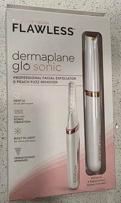 Finishing Touch Flawless Dermaplane Glo Sonic Lighted Facial Exfoliator - Image 1 of 3