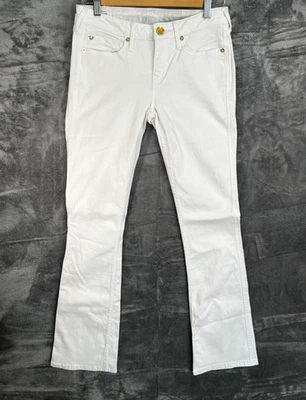 True Religion Becca Mid Rise Bootcut Jeans W31(Max) L31 White Gold Detail - Image 1 of 4