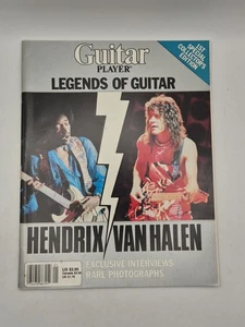 Guitar Player Legends Of Guitar Magazine Eddie Van Halen Jimi Hendrix - Picture 1 of 4