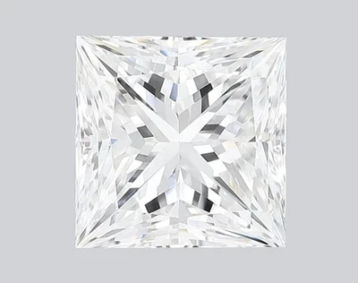 4.16 Ct Princess Cut IGI Certified Lab Grown CVD Diamond D Color VS2 Clarity - Image 1 of 4