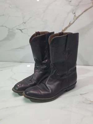 Botas Lucchese Vintage PARA REPARACIÓN 10B 36201 L674919 Negro Cereza Foto 1 de 4