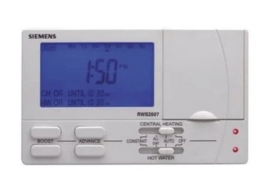 Siemens RWB2007 Twin Channel Digital 7 Day Programmer Timeswitch Genuine *NEW* - Image 1 of 4