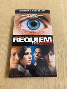Requiem For A Dream VHS 2000 Promo Demo Screener Jared Leto Ellen Burstyn Cult - Picture 1 of 8