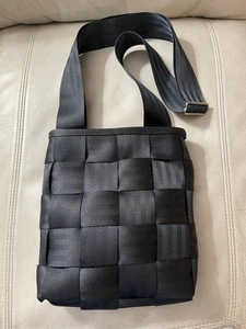 Bolso Bandolera Harveys Cinturón de Seguridad Negro Mini Mensajero Correa Ajustable - Imagen 1 de 17
