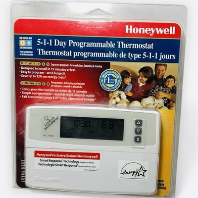 Honeywell CT3500A Termostato 5-1-1 Día Modelo Programable Respuesta Inteligente Nuevo Foto 1 de 4