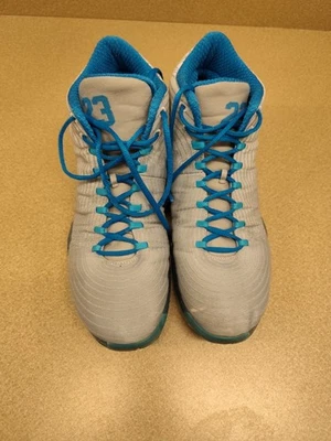 耐克 Air Jordon XX9 季后赛包运动鞋灰色/蓝色 14 码篮球鞋男式 — 第 1/4 张图片