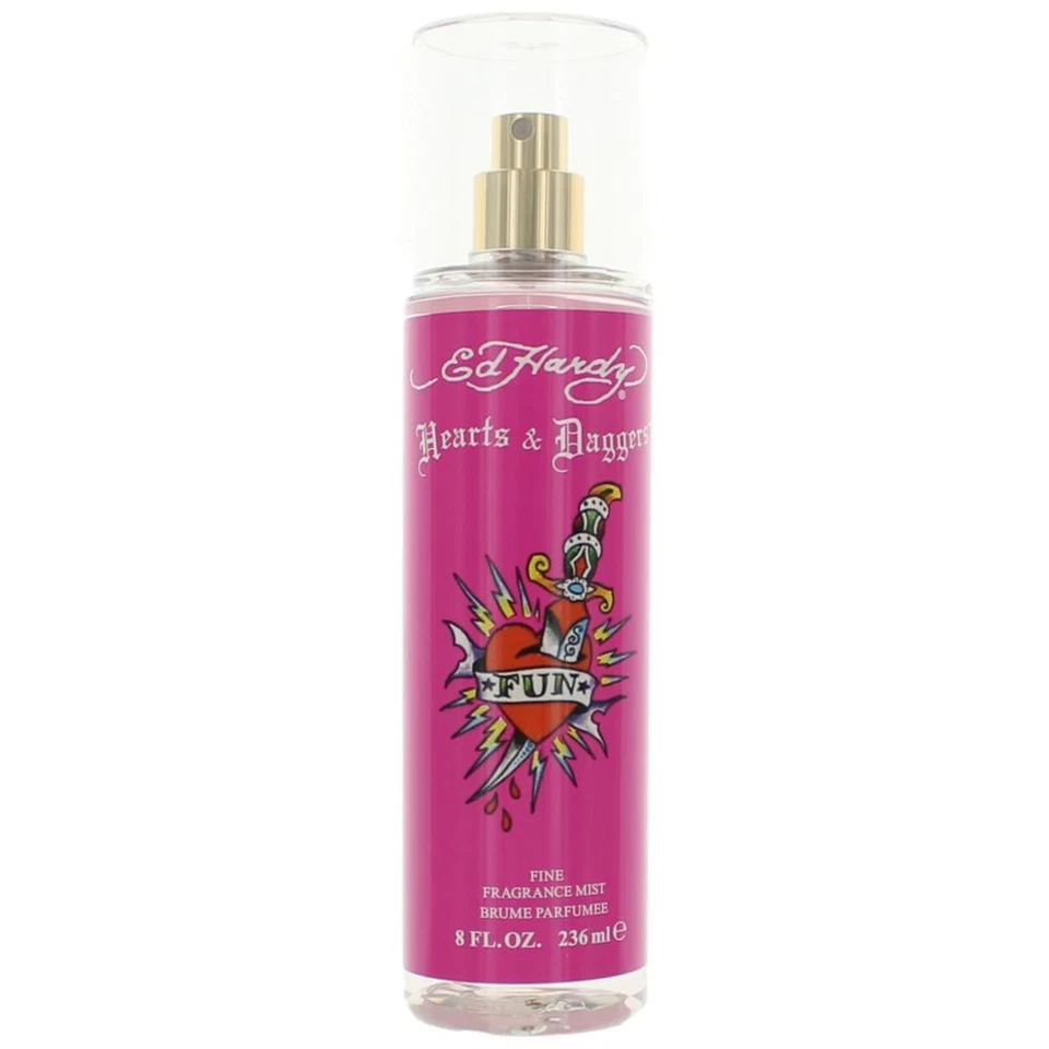 Ed Hardy Hearts & Daggers de Christian Audigier, bruma de fragancia fina de 8 oz para Wo Foto 1 de 1