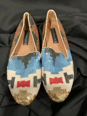 Zapatos de vestir planos brillantes Steve Madden talla 8,5 Foto 1 de 4