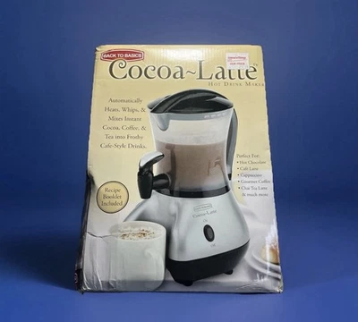 Back to Basics Cocoa-Latte Hot Drink Maker CM300BR – New Open Box - Image 1 of 4