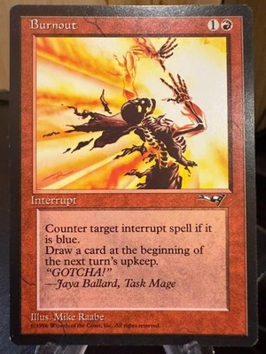 MTG Magic the Gathering Alliances Burnout - Image 1 of 2