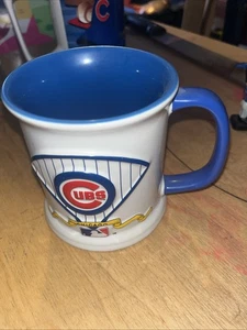 Chicago Cubs MLB Embossed Logo 16oz Large Coffee Mug Hunter - Picture 1 of 4