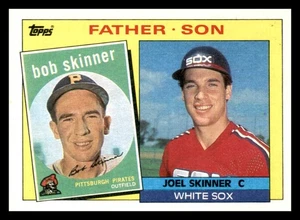 1985 Topps #139 Bob Skinner / Joel Skinner F&amp;S - Picture 1 of 2
