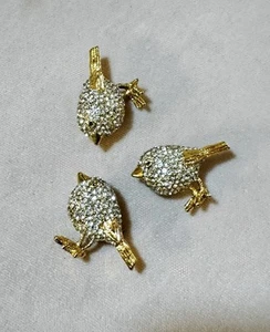 1 Vintage CIner For Joan Rivers Chickadee Chicks Brooch Pins! - Picture 1 of 8