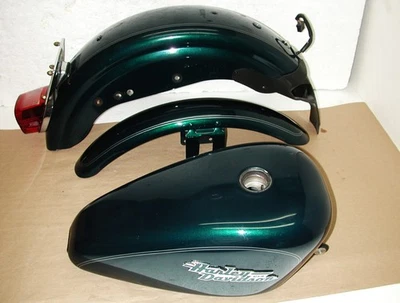 Juego de guardabarros y tanque de combustible Harley Davidson Sportster XL1200 XL883 1999-2003 OEM Foto 1 de 4
