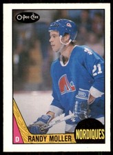 1987-88 O-Pee-Chee Randy Moller Quebec Nordiques #251