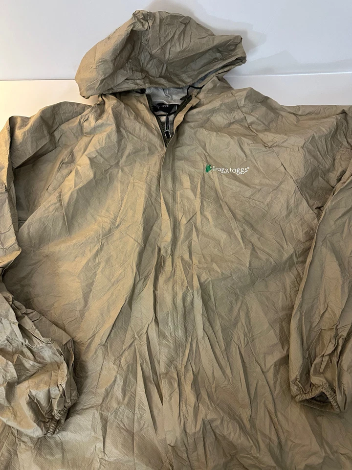 FROGG TOGGS Beige Impermeable Chubasquero Hombre M Foto 1 de 2