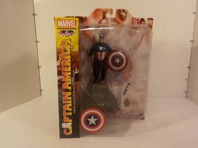 Экшн-фигурка A907 Captain America Diamond Select Toys Marvel Select - Изображение 1 из 4
