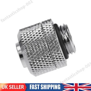 G1/4 External Thread for 9.5X12.7mm Soft Tube Computer Water Cooling Silver - Afbeelding 1 van 10
