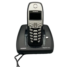 Siemens Gigaset C450 Mobilteil Festnetztelefon Ladeschale Anrufbeantworter Heim - Zdjęcie 1 z 15