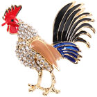 Chicken Brooch Pin Enamel Cute Hen Animal Rooster Christmas