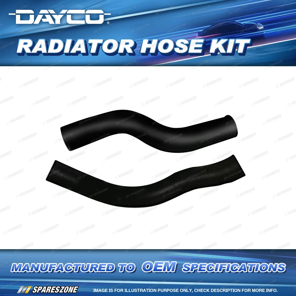 Dayco Radiator Hose Kit for Isuzu D-MAX TF 3.0L DOHC CRD 4JJ1-TCX 2012-ON - image 1 of 2