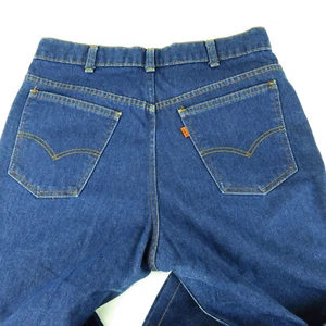 Vtg Levi's for Men Jeans With a Skosh More Room 32.5 x 29.25 Orange Tab Straight - Picture 1 of 7
