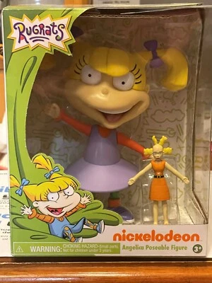 RUGRATS СОВЕРШЕННО НОВАЯ КУКЛА NICKELODEON ANGELICA & CYNTHIA 6 ДЮЙМОВ ВИНИЛОВАЯ ПОЗИРУЮЩАЯ ФИГУРКА - Изображение 1 из 3