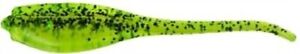 Gene Larew Bobby Garland Baby Shad 2 In Chartreuse/Black Pepper 18/Bag BS141-18