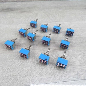 MARKE ? - 12x Kippschalter MTS-3, 9polig - #N4898 - Picture 1 of 4