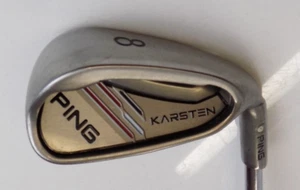 Ping Karsten White Dot 8 Iron Ping Regular Flex Steel Shaft Ping Grip - Picture 1 of 2