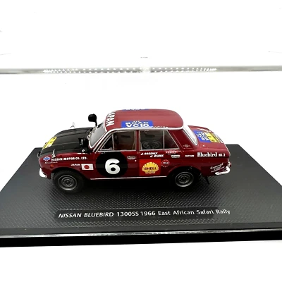 1/43 Ebbro Nissan Bluebird Datsun 411 East Africa Safari Rally 1966 Diecast - Image 1 of 4