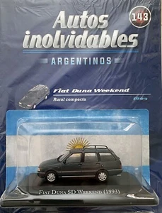 Fiat Duna SD Weekend (1992) Diecast 1:43 Unforgettable Cars Argentina Sealed - Picture 1 of 4