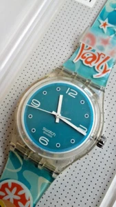 SWATCH+GENT+GK915 LET ́S GO PARTY+NUEVO/DE LOTE ANTIGUO - Imagen 1 de 2