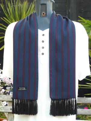 Vintage TOOTAL Scarf Cravat Goodwood Dapper Neckwear Mod Indie Scooter Ascot - Image 1 of 4