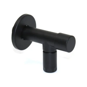 Paffoni ZACC204NO Corner Valve Shut-Off Valve 1/2" Matte Black - Picture 1 of 1